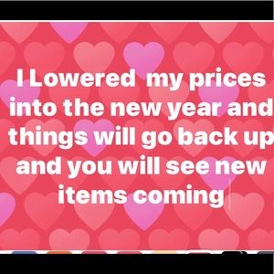 New items lightly used items